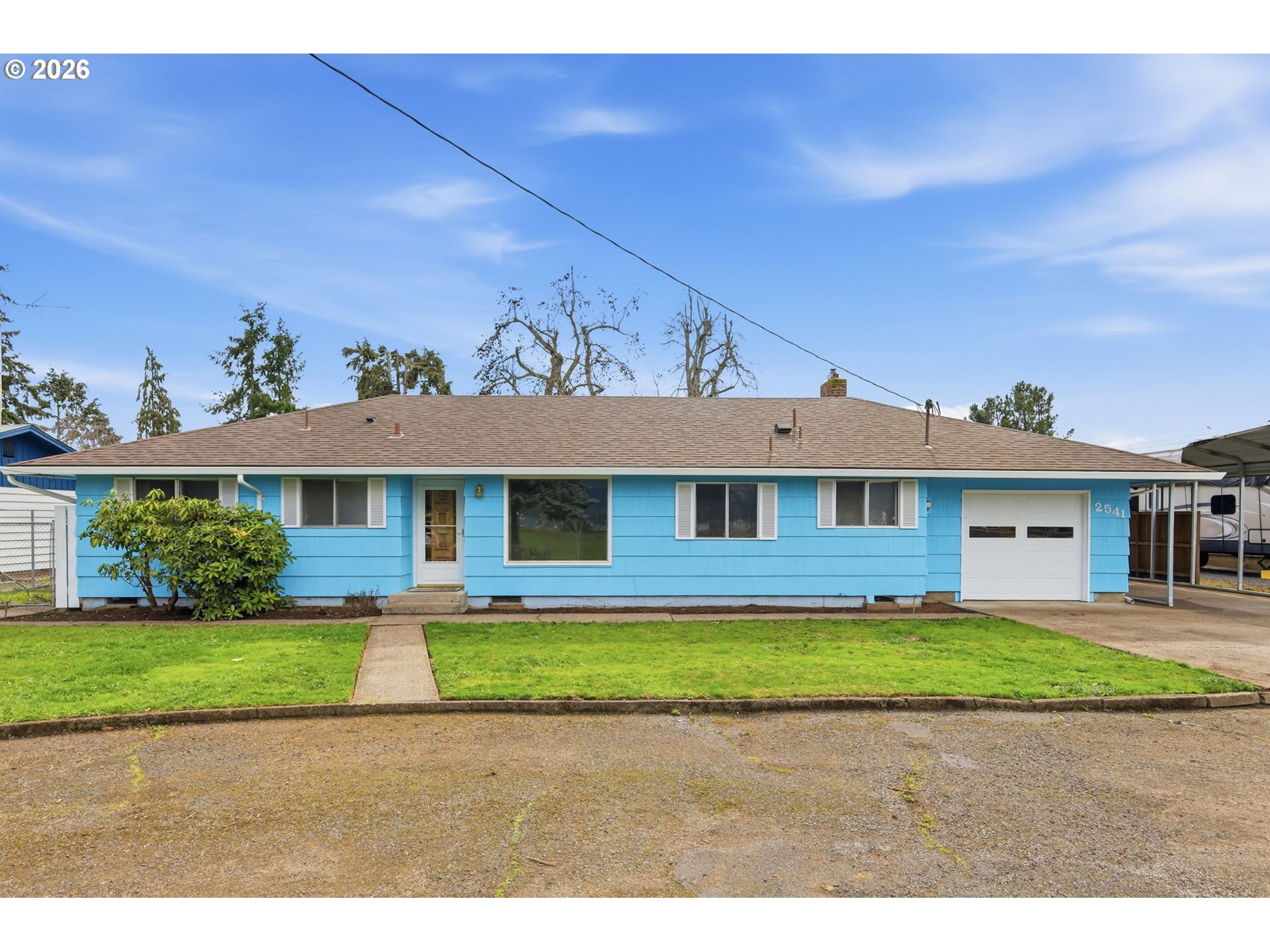 2541 Marcola Road Springfield, OR 97477 - Photo 33 of 33 a view of a yard in front of a house