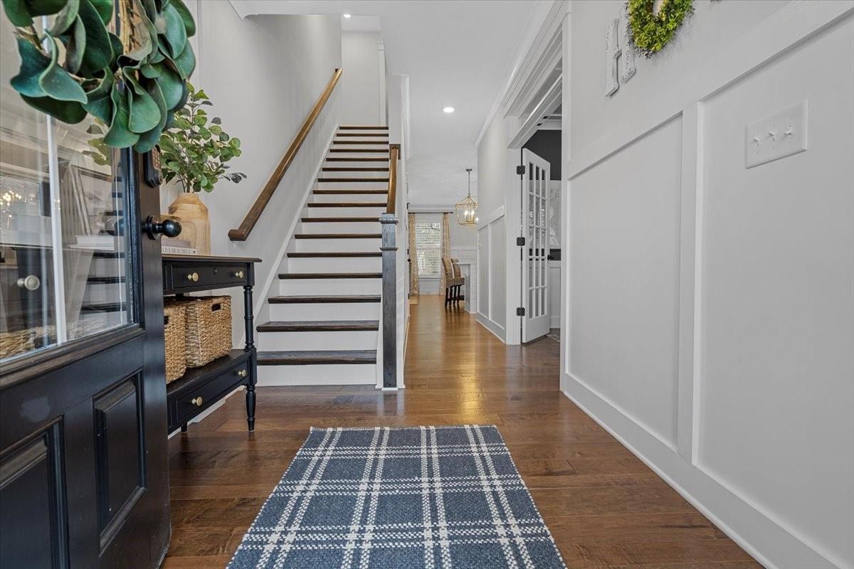 1112 Baldwin Drive Lancaster, SC 29720 - Photo 4 of 48 a view of an entryway with wooden floor