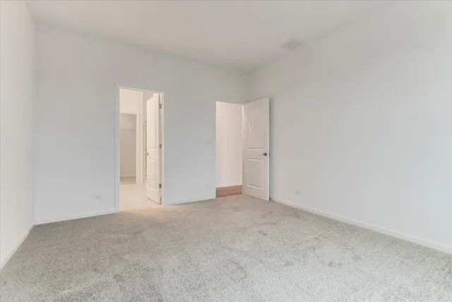 a view of an empty room