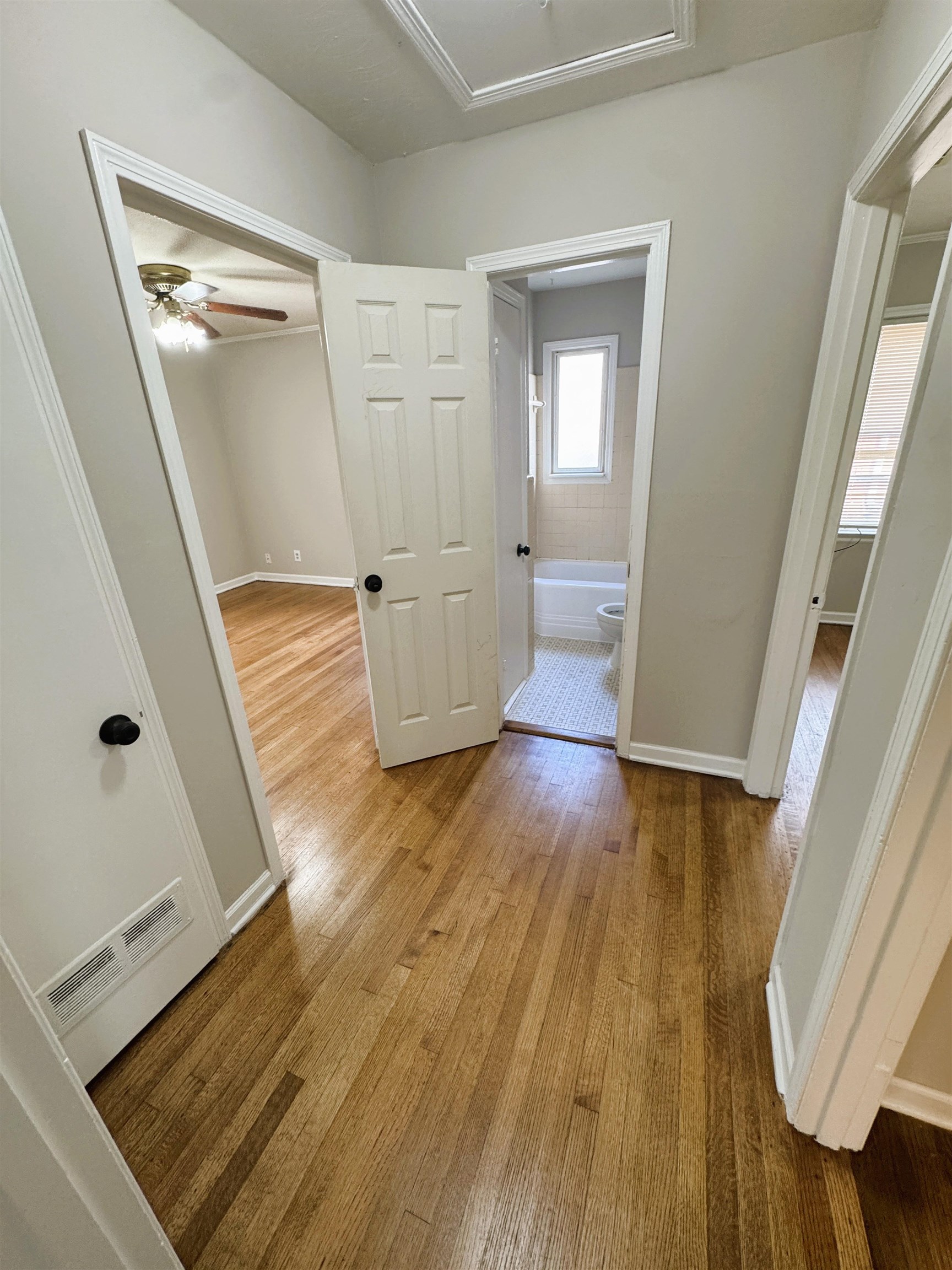 4781 Given Avenue Memphis, TN 38122 - Photo 8 of 15 Hall featuring light wood finished floors and baseboards