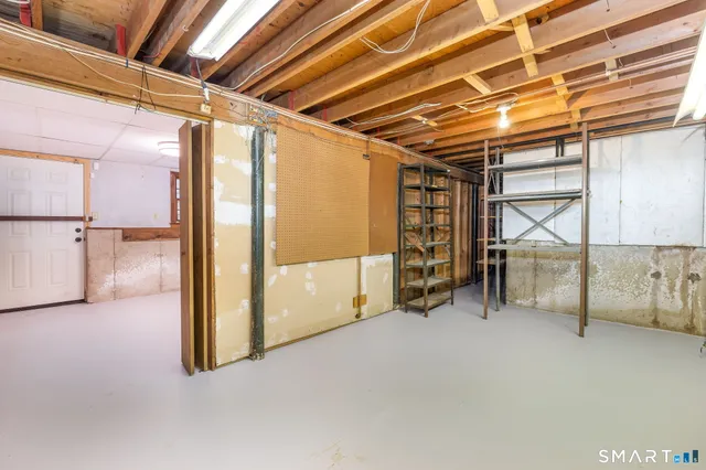 a view of storage and utility room