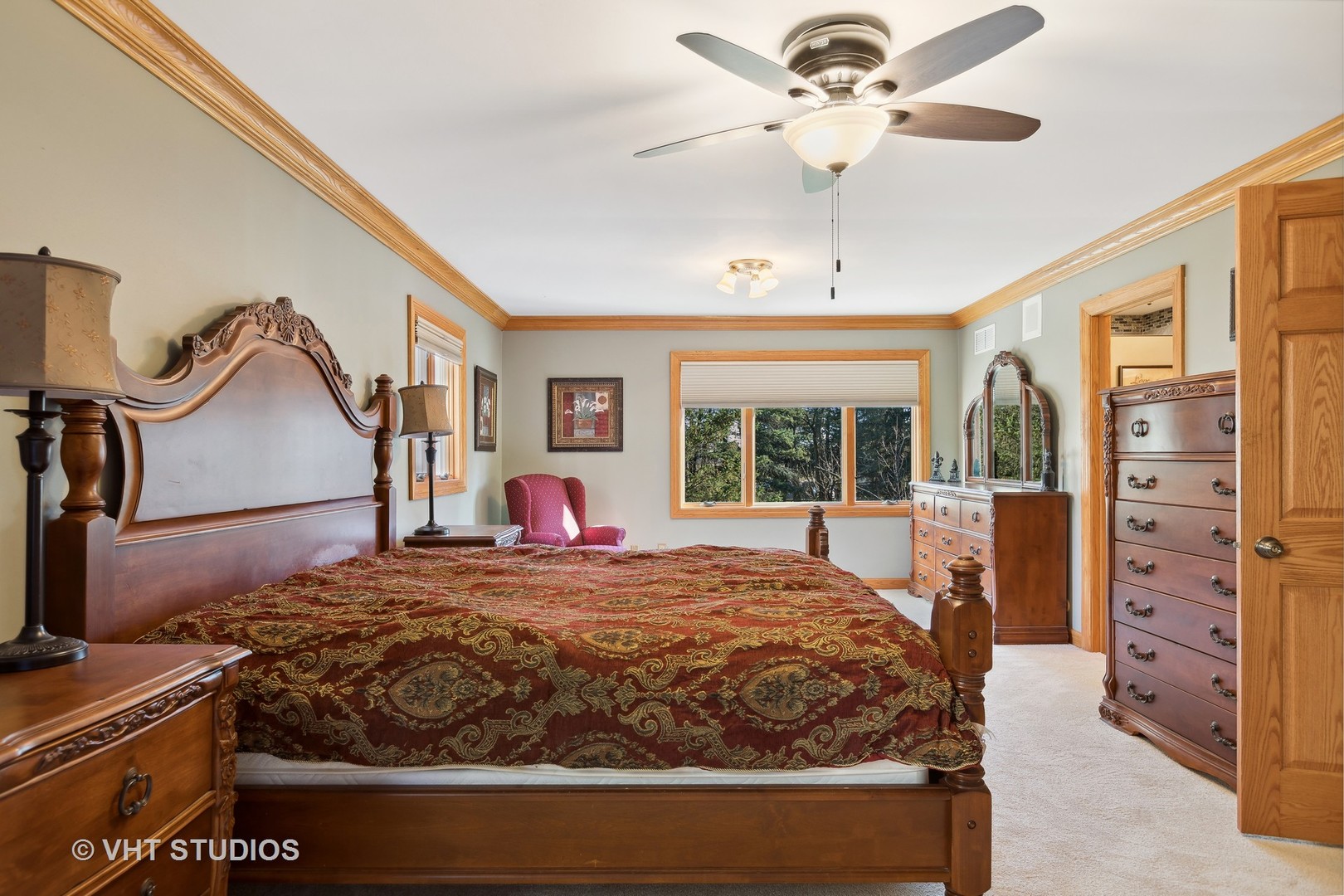 1907 Cherry Valley Road Woodstock, IL 60098 - Photo 17 of 56 a bed sitting in a room next to a window