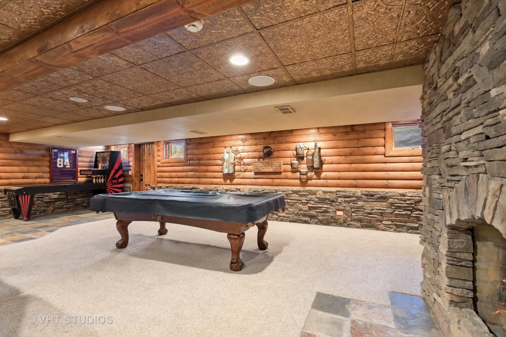 1907 Cherry Valley Road Woodstock, IL 60098 - Photo 27 of 56 a view of a projector room with furniture