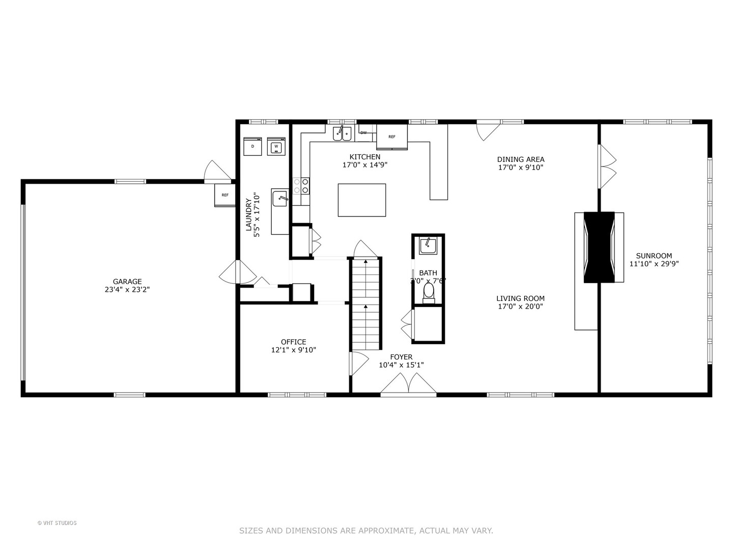 1907 Cherry Valley Road Woodstock, IL 60098 - Photo 38 of 56 a picture of a room with a floor to a sink