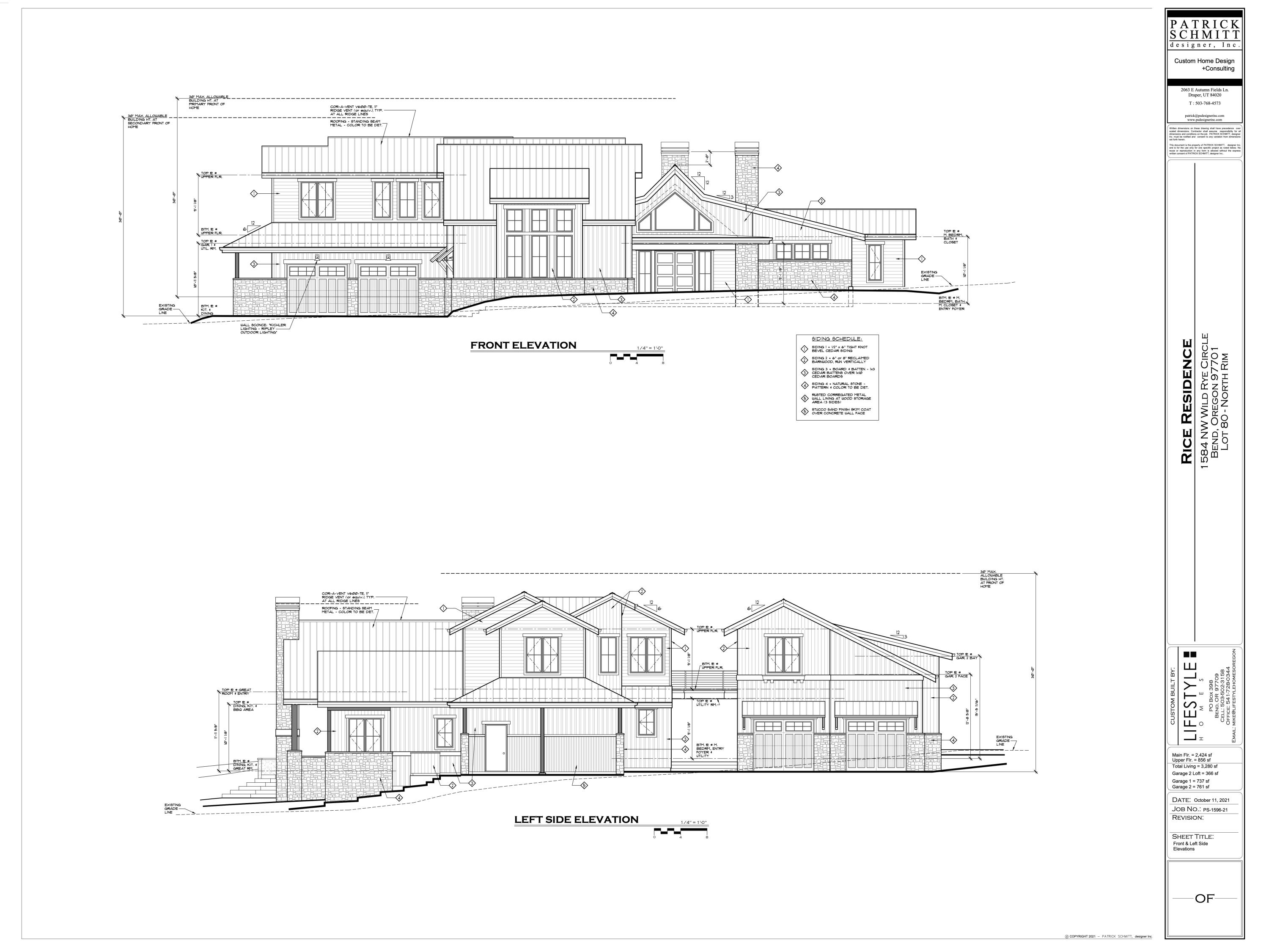 1584 Northwest Wild Rye Circle Bend, OR 97703 - Photo 26 of 30 Seller has applied, paid and received North Rim ALRC approval on plans which include site, architectural, grading/drainage, floor and roof, exterior elevations, topographical and landscape plans and comes with Deschutes Water Way approval.