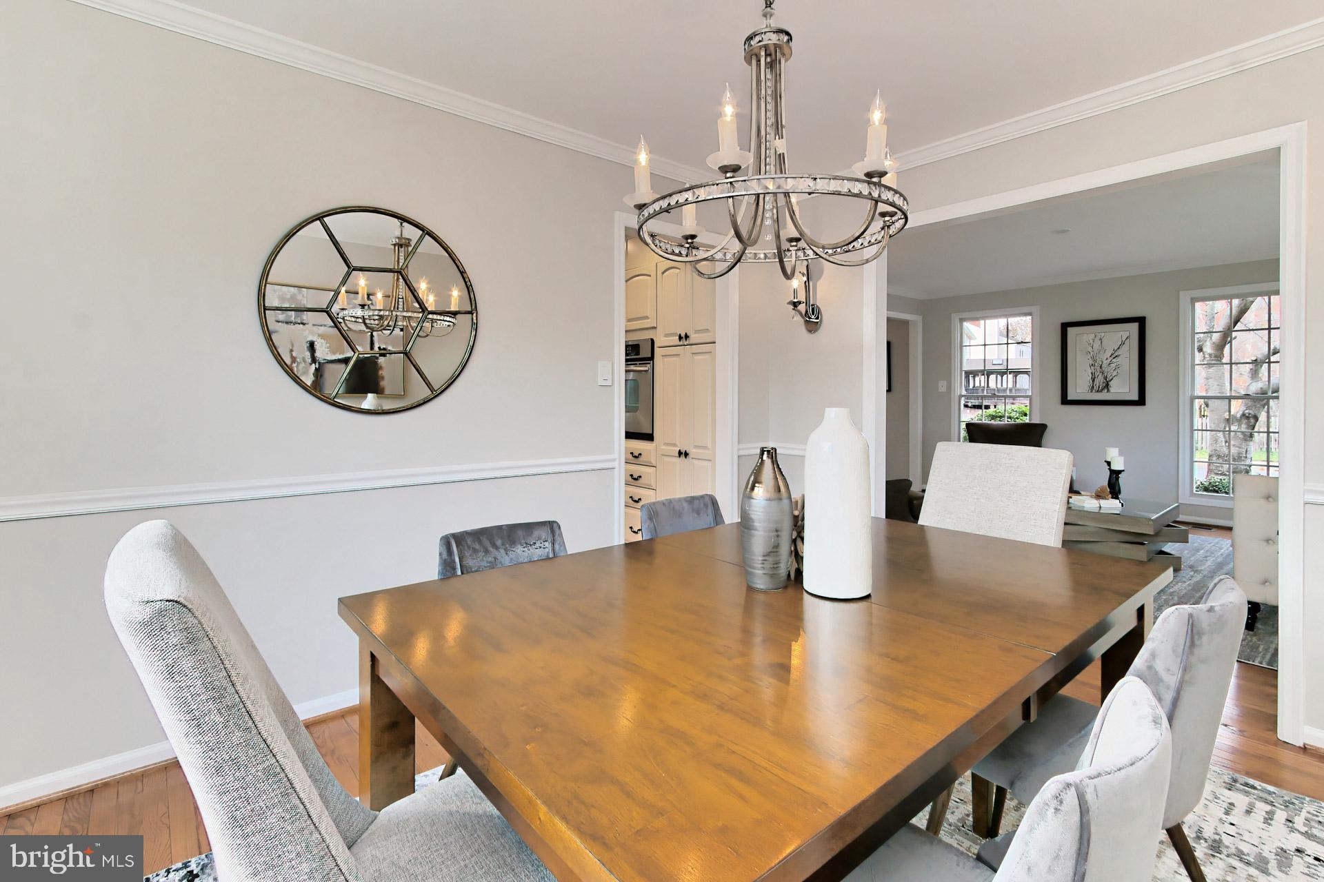 12567 Rock Ridge Road Herndon, VA 20170 - Photo 11 of 50 Back Inside the DR Pretty Trim + Chandelier+Sconce