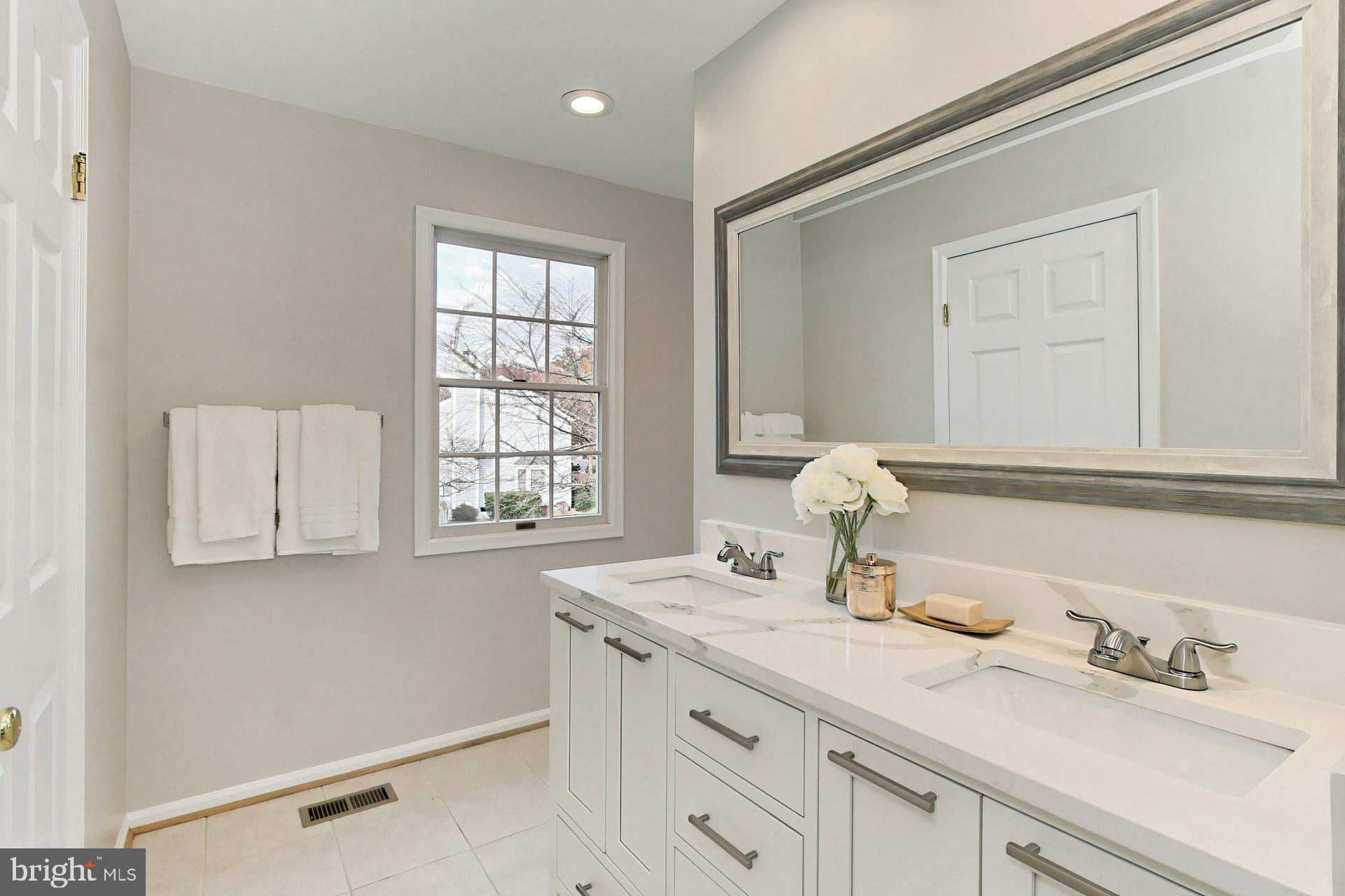 12567 Rock Ridge Road Herndon, VA 20170 - Photo 28 of 50 Bath Refresh- NEW Vanity and Quartz Countertop