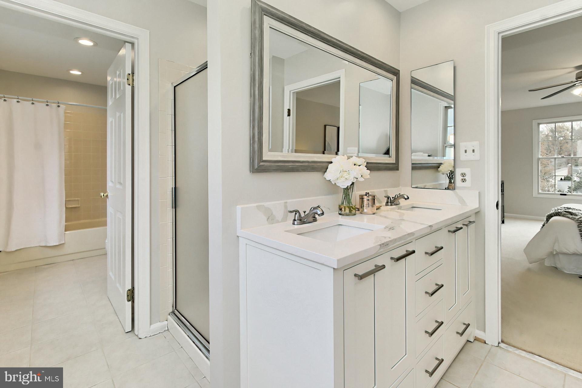 12567 Rock Ridge Road Herndon, VA 20170 - Photo 29 of 50 NEW Faucets and Mirror. Updated Tile in 09'