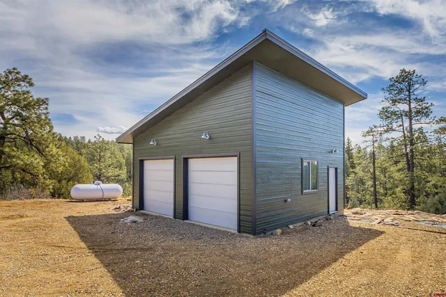a backyard of a house