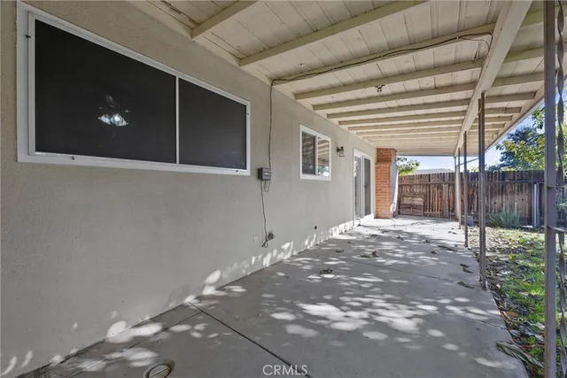 a view of backyard with green space