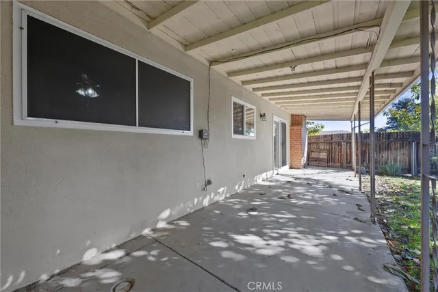 a view of backyard with green space