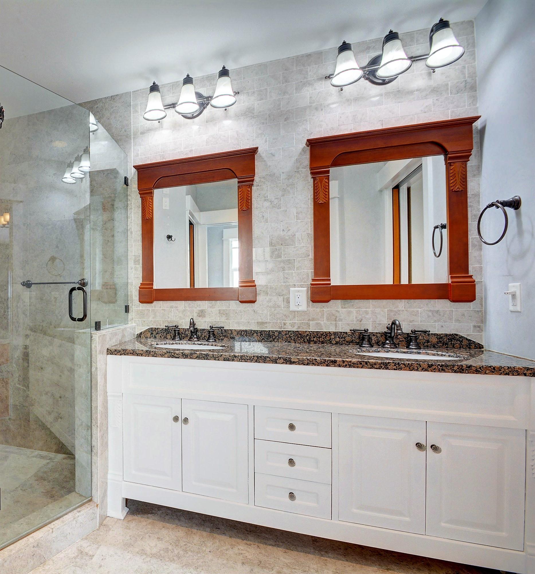 32 South Gordon Road Fort Lauderdale, FL 33301 - Photo 29 of 48 Master Bath Dual Granite Vanity Walk in