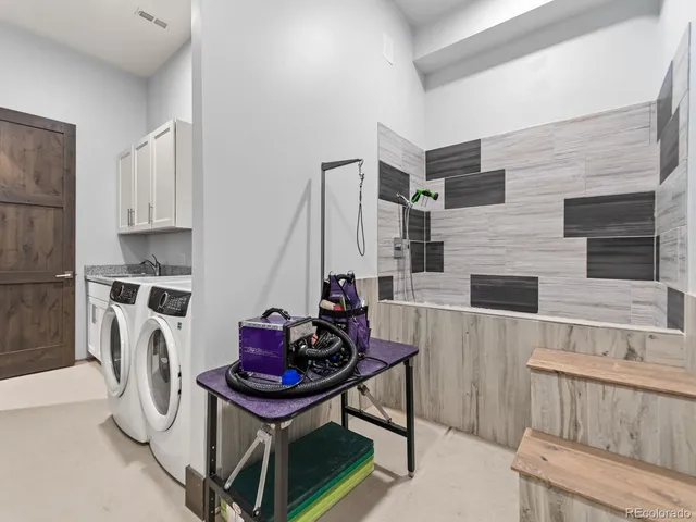 a view of a chairs and table in the terrace