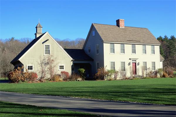 325 Leverett Road Amherst, MA 01002 - Photo 1 of 30 a front view of a house with garden