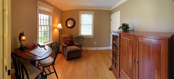 325 Leverett Road Amherst, MA 01002 - Photo 14 of 30 a living room with furniture and wooden floor