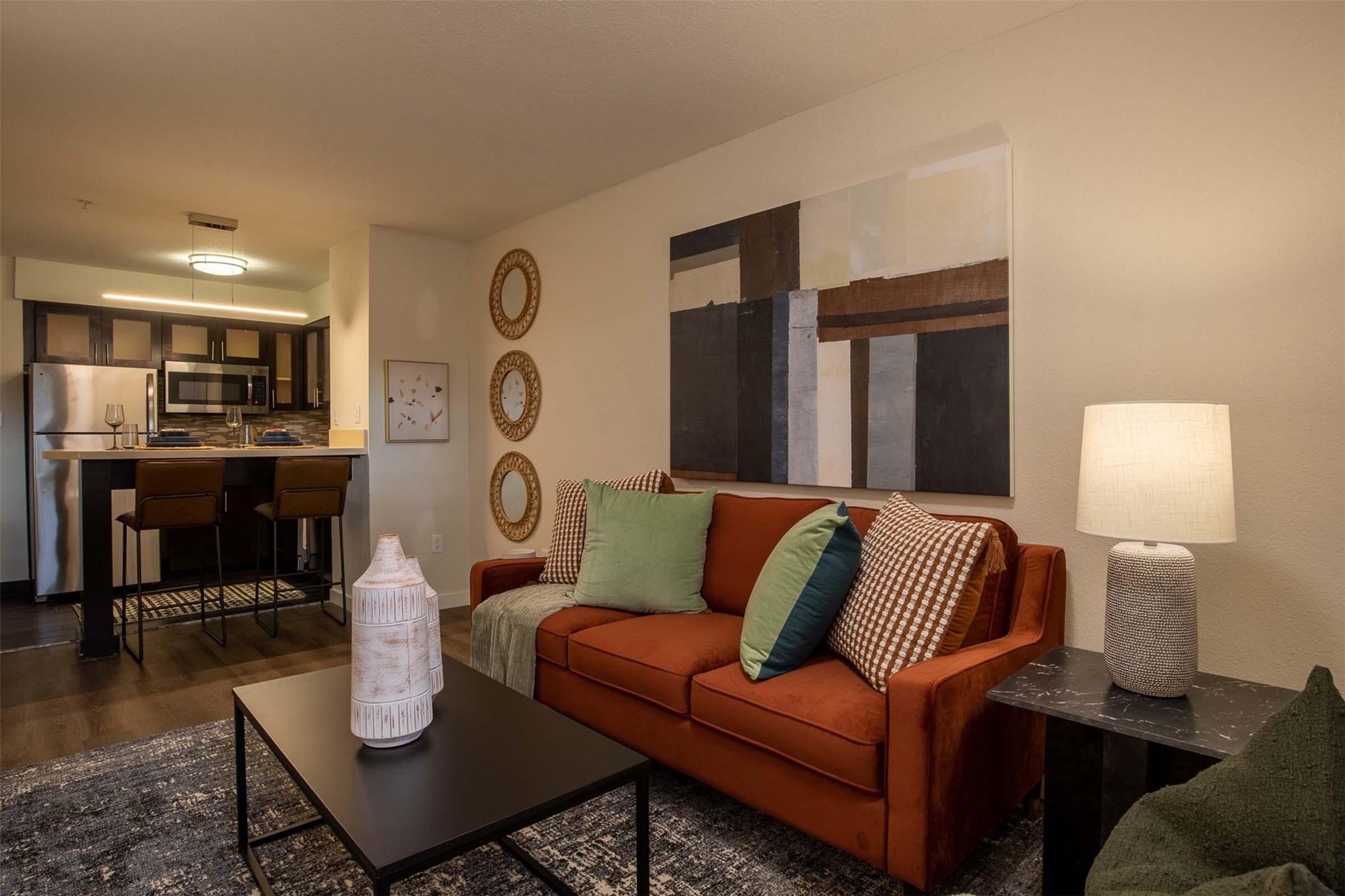 18828 Highway 249, Unit 201 Houston, TX 77070 - Photo 7 of 49 a living room with furniture and wooden floor