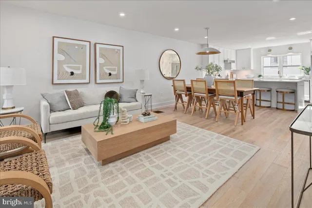 a bathroom with a sink vanity and a mirror