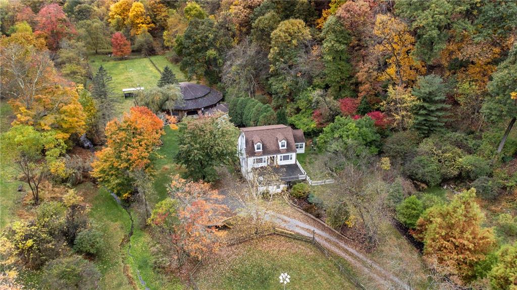2065 Fairhill Road Sewickley, PA 15143 - Photo 2 of 45 an aerial view of a house with a yard basket ball court and outdoor seating