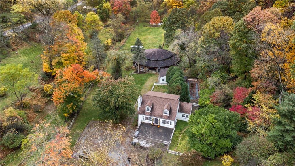 2065 Fairhill Road Sewickley, PA 15143 - Photo 44 of 45 a view of a house with a yard and a fountain