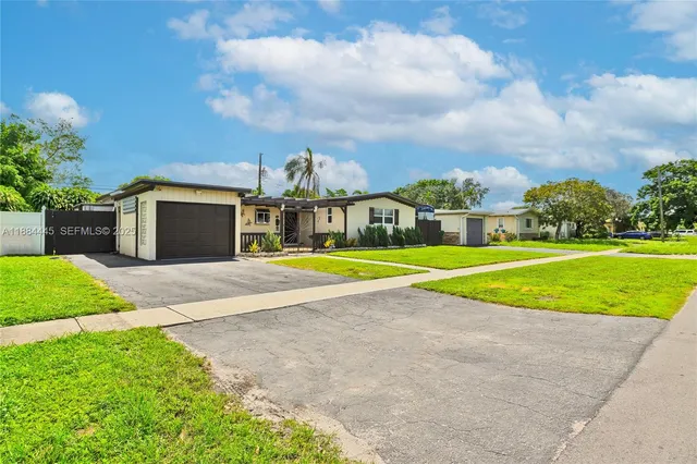 a view of a volley ball court