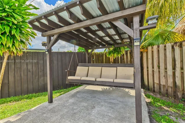 a view of small yard