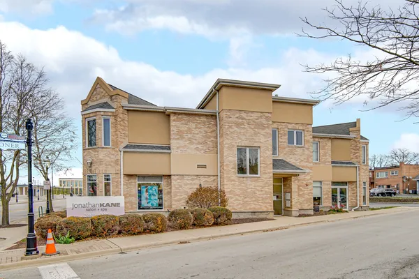 front view of a house with a street