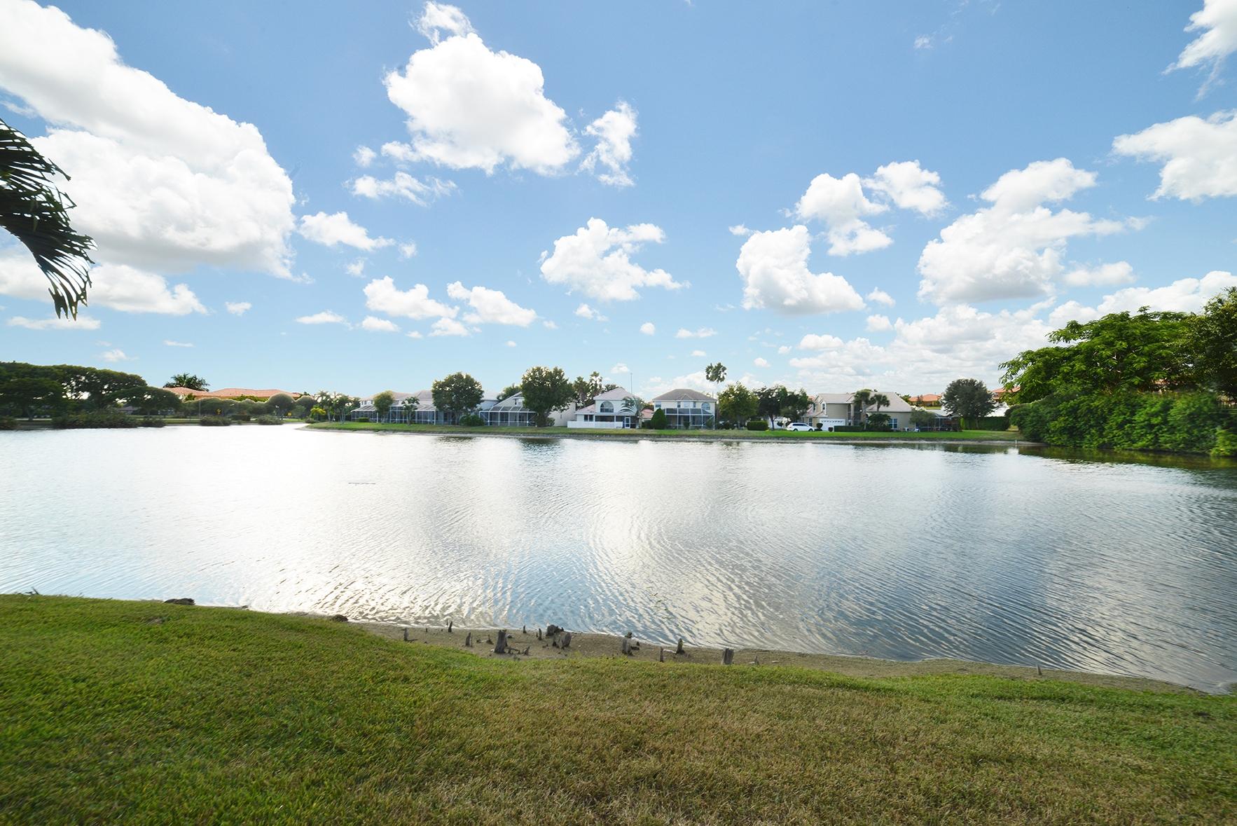 10684 Plainview Circle Boca Raton, FL 33498 - Photo 6 of 22 Lake View from the Living Room!