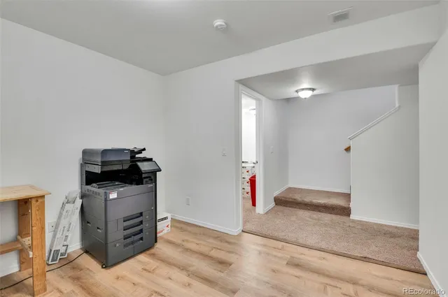 a view of a storage & utility room