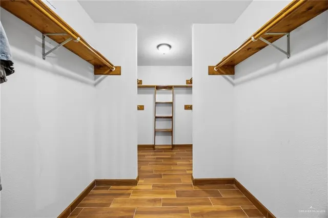 a view of walk in closet
