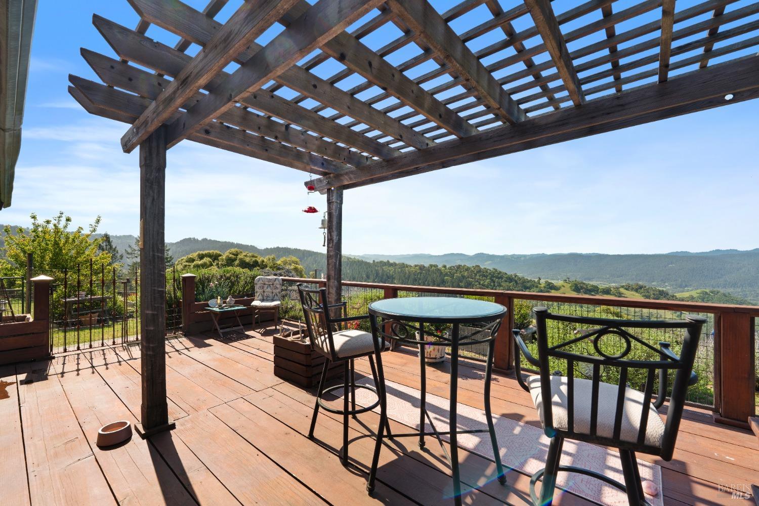 9655 Peachland Road Boonville, CA 95415 - Photo 24 of 40 a view of chairs and table in patio