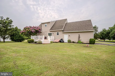 a house view with a garden space