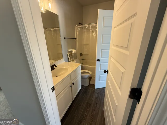 a view of a room with baby toys