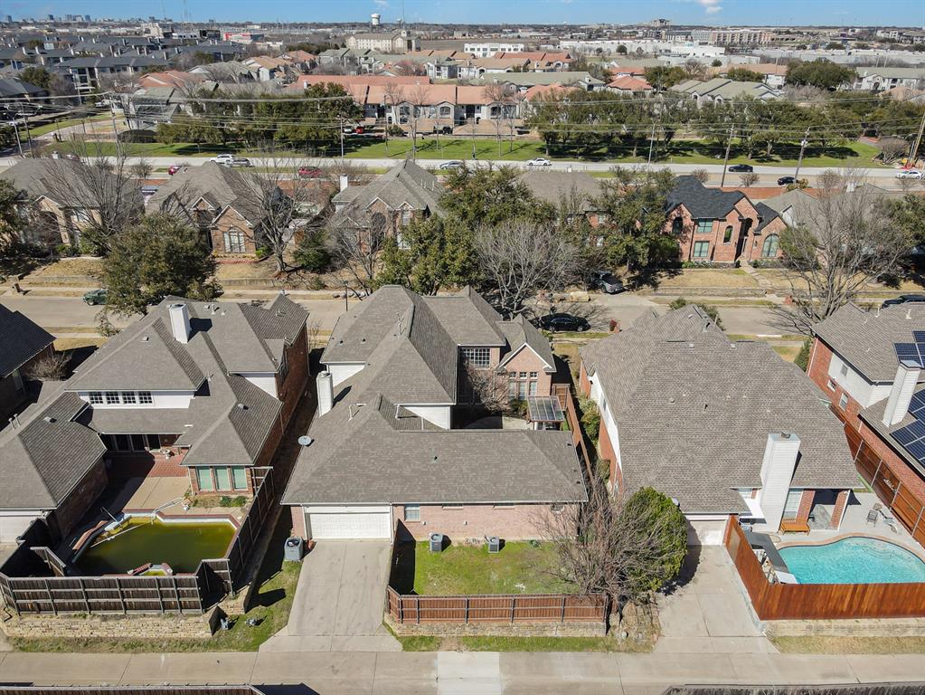 7524 Aberdon Road Dallas, TX 75252 - Photo 30 of 39 Birds eye view of property with a residential view