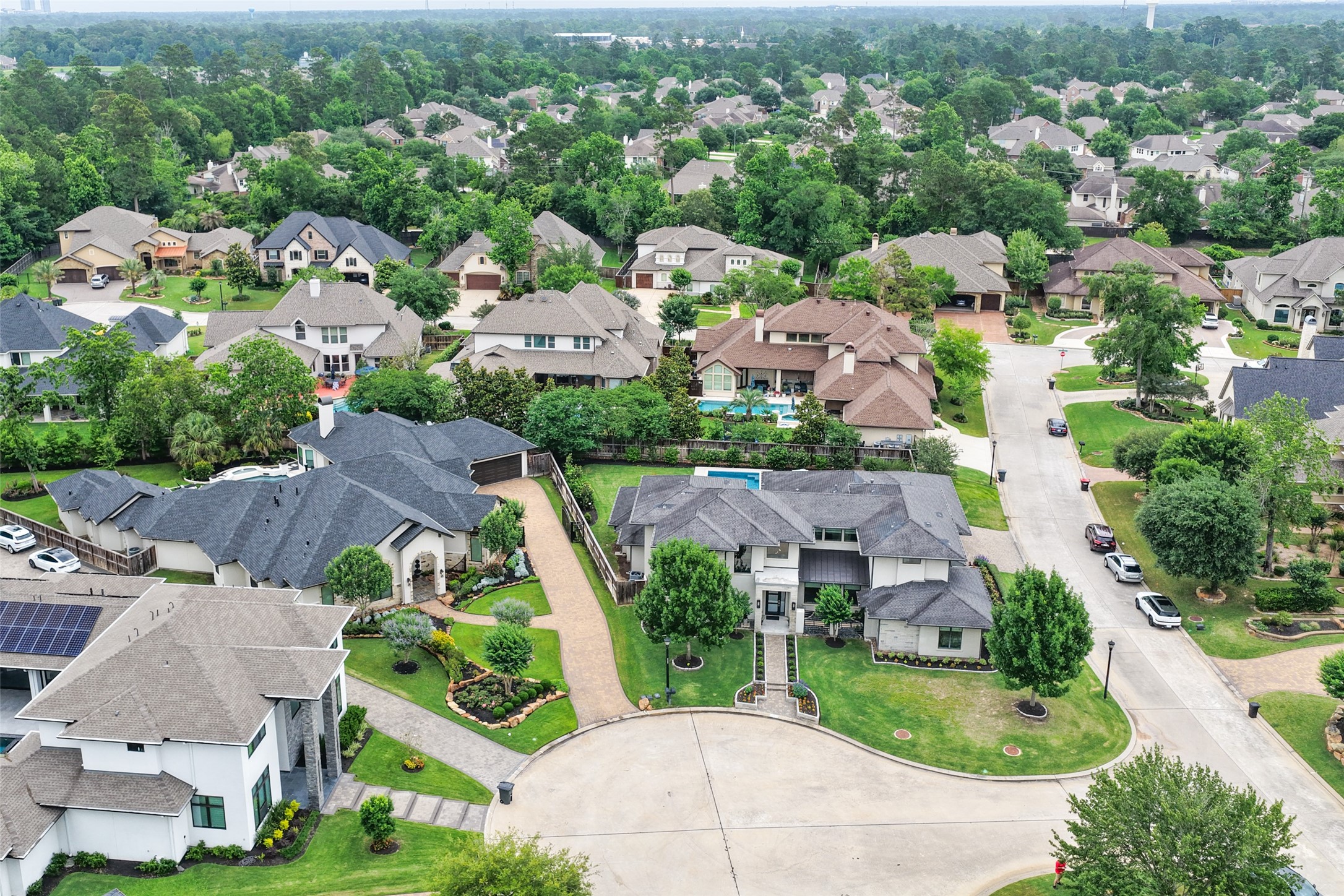 24902 Delaney Knoll Spring, TX 77389 - Photo 46 of 49 an aerial view of multiple houses with yard