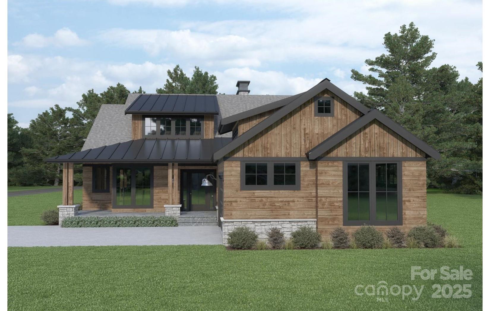 0 Birkdale Drive, Unit 159 Mill Spring, NC 28756 - Photo 2 of 22 a front view of a house with garden