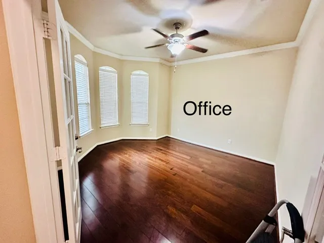 a view of an empty room