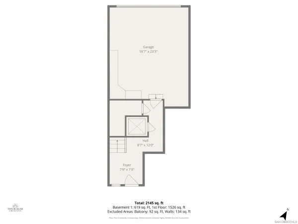 a picture of a floor plan