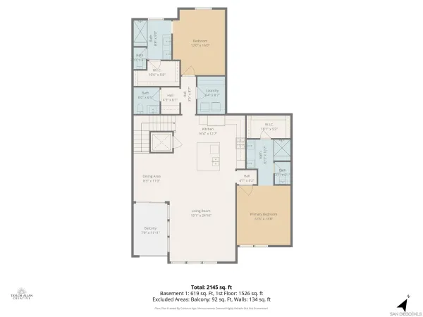a picture of a floor plan