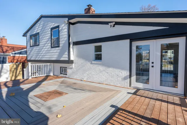 a backyard of a house with seating space