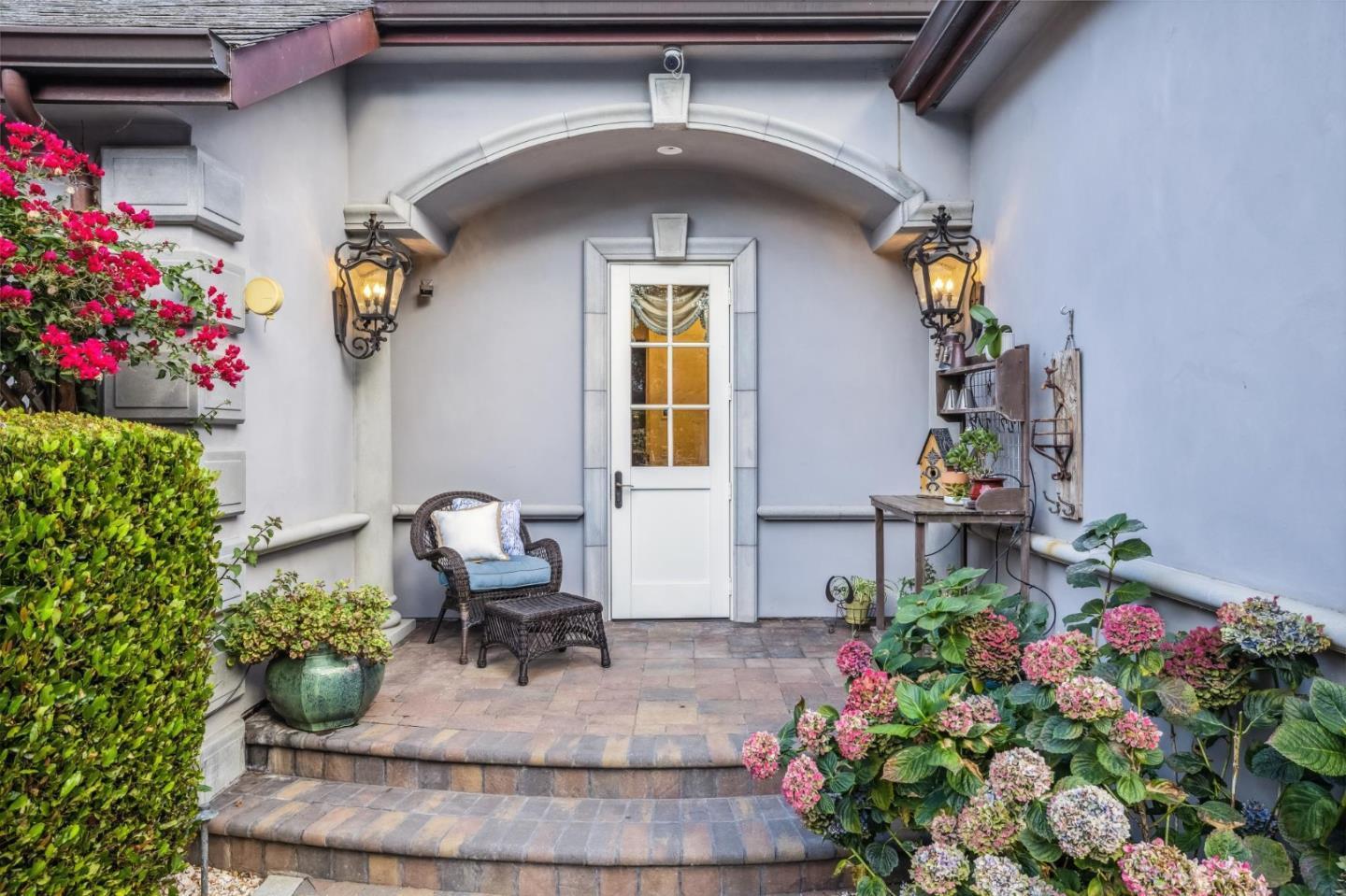 15253 Montalvo Road Saratoga, CA 95070 - Photo 105 of 107 a front view of a house with fountain