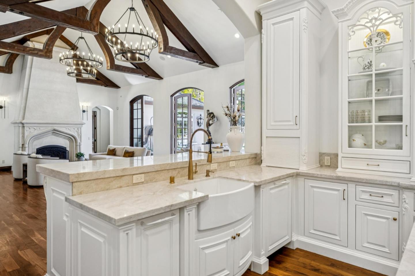 15253 Montalvo Road Saratoga, CA 95070 - Photo 32 of 104 a bathroom with a sink and a mirror