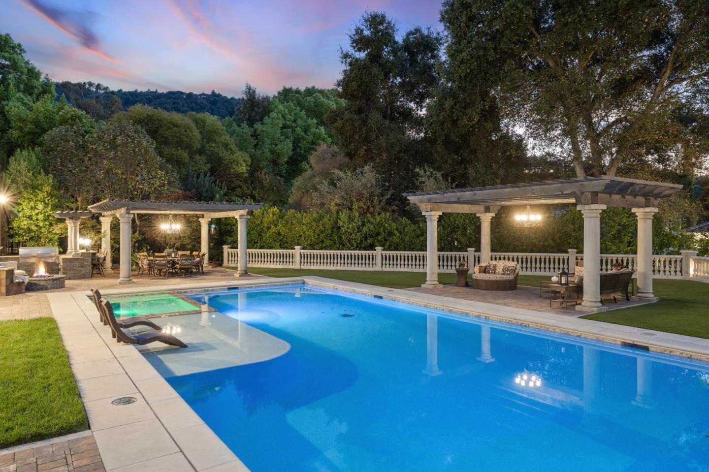 15253 Montalvo Road Saratoga, CA 95070 - Photo 82 of 107 swimming pool view with a seating space and garden view