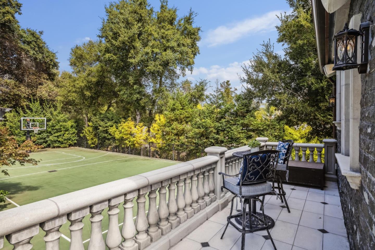 15253 Montalvo Road Saratoga, CA 95070 - Photo 93 of 107 a view of balcony with wooden floor and outdoor seating