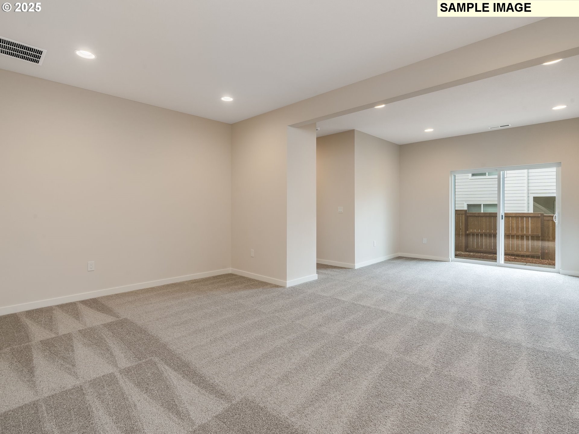 2111 Northeast Ridge Run Lane Estacada, OR 97023 - Photo 17 of 45 a view of an empty room with a window