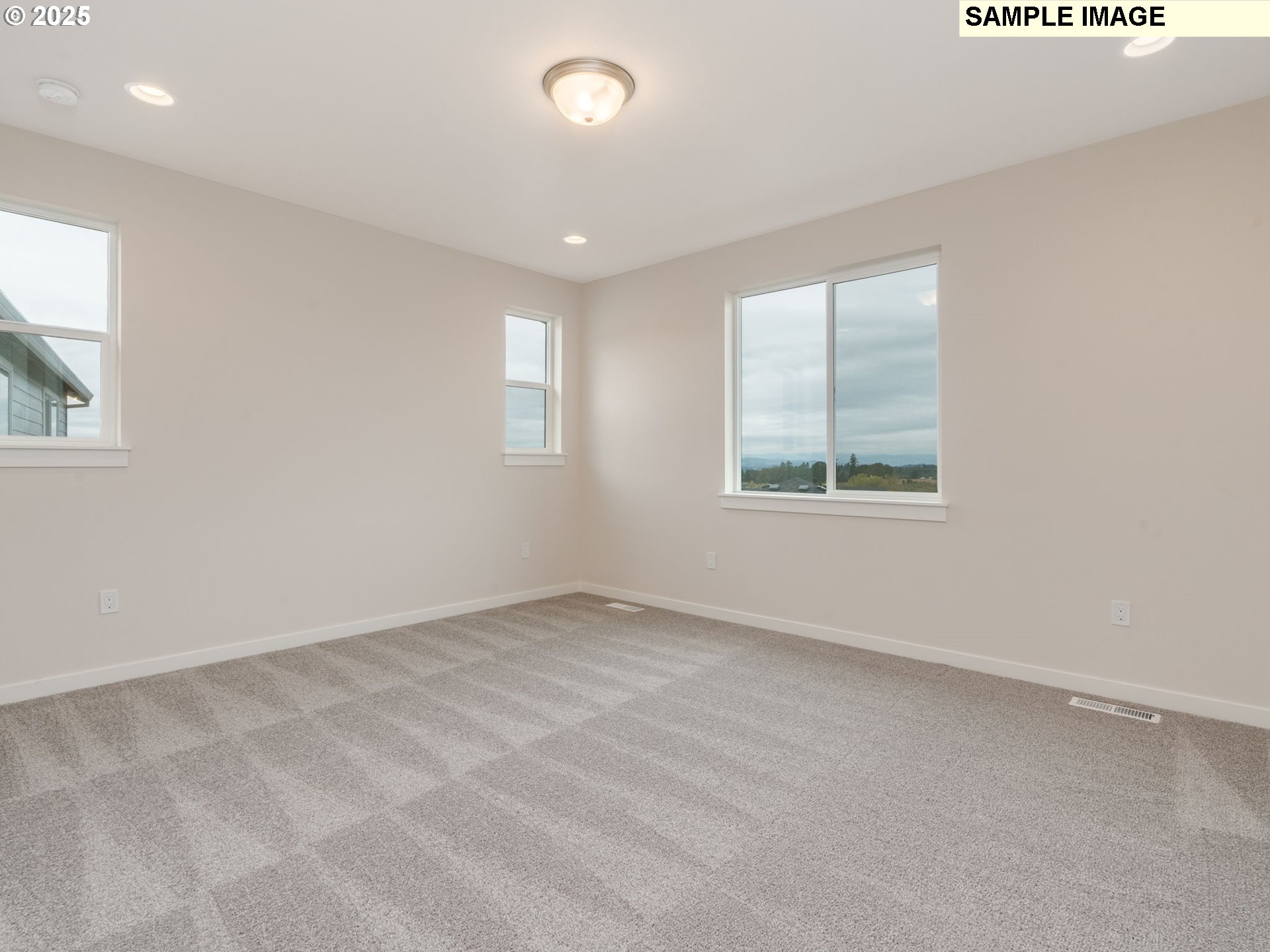 2111 Northeast Ridge Run Lane Estacada, OR 97023 - Photo 9 of 45 an empty room with a window