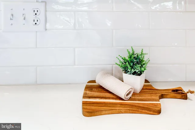 a potted plant sitting on top of a shelf
