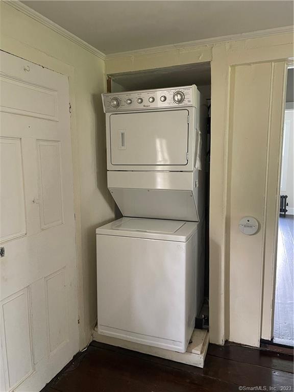37 Dodgingtown Road, Unit 37B Newtown, CT 06470 - Photo 8 of 12 Stackable Washer and Dryer in Kitchen
