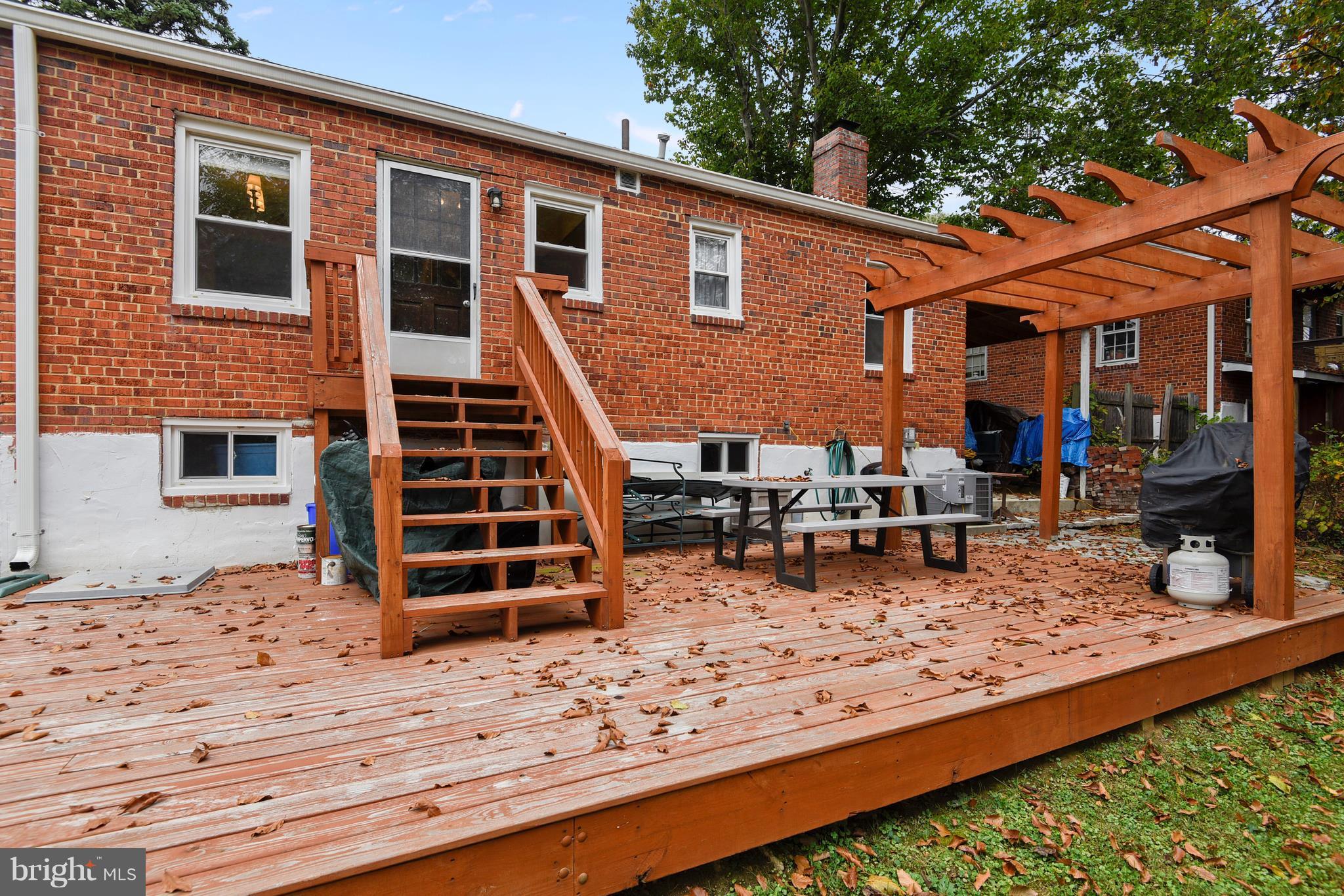 1504 Jasper Street Silver Spring, MD 20902 - Photo 23 of 29 Large Deck with Pergola