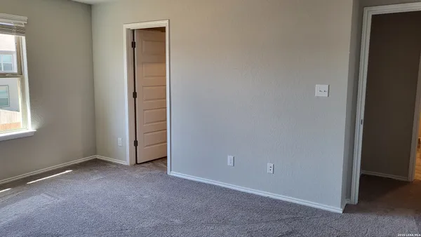 a close view of closet