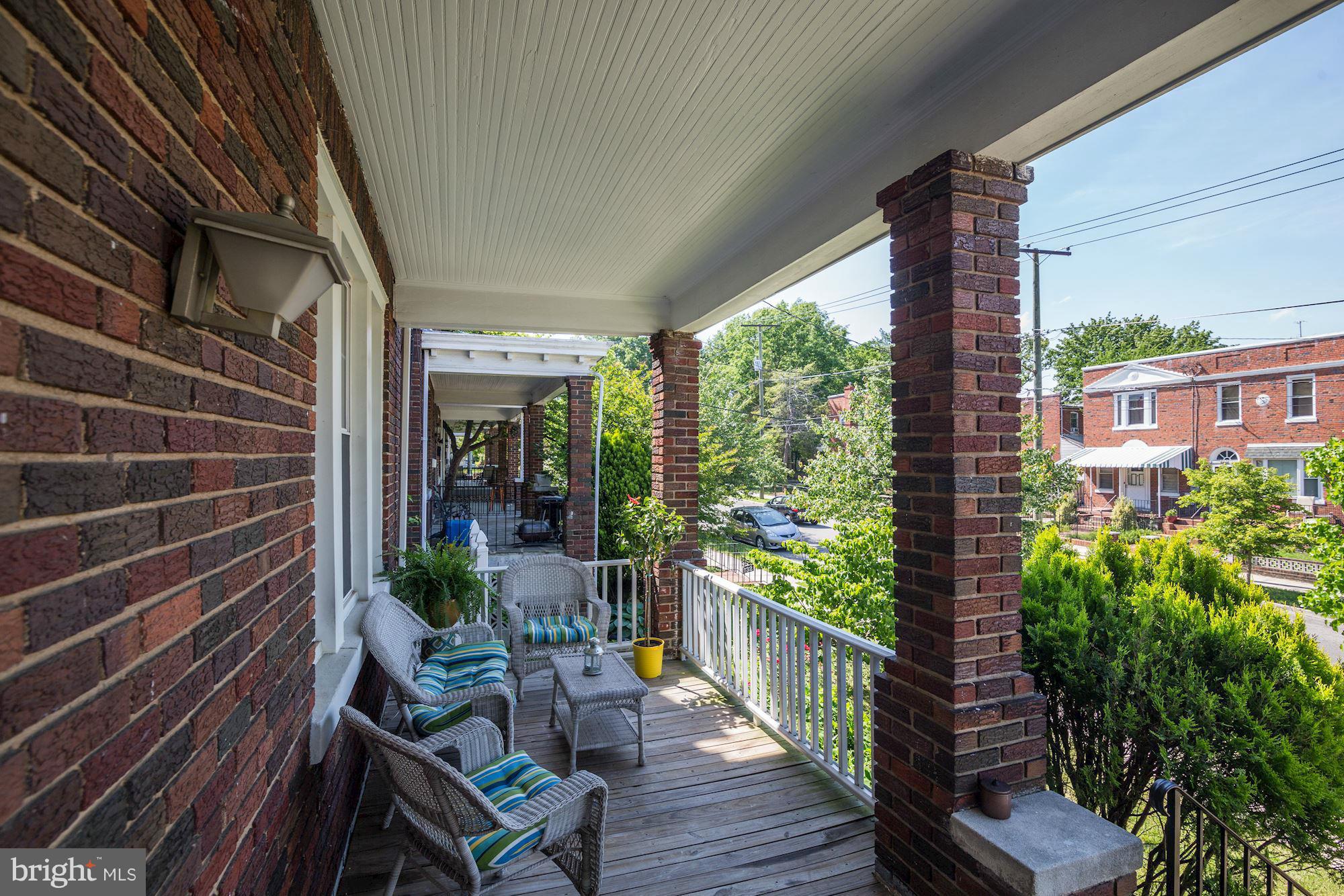 730 Rittenhouse Street Northwest Washington, DC 20011 - Photo 3 of 30 a view of a balcony with chairs